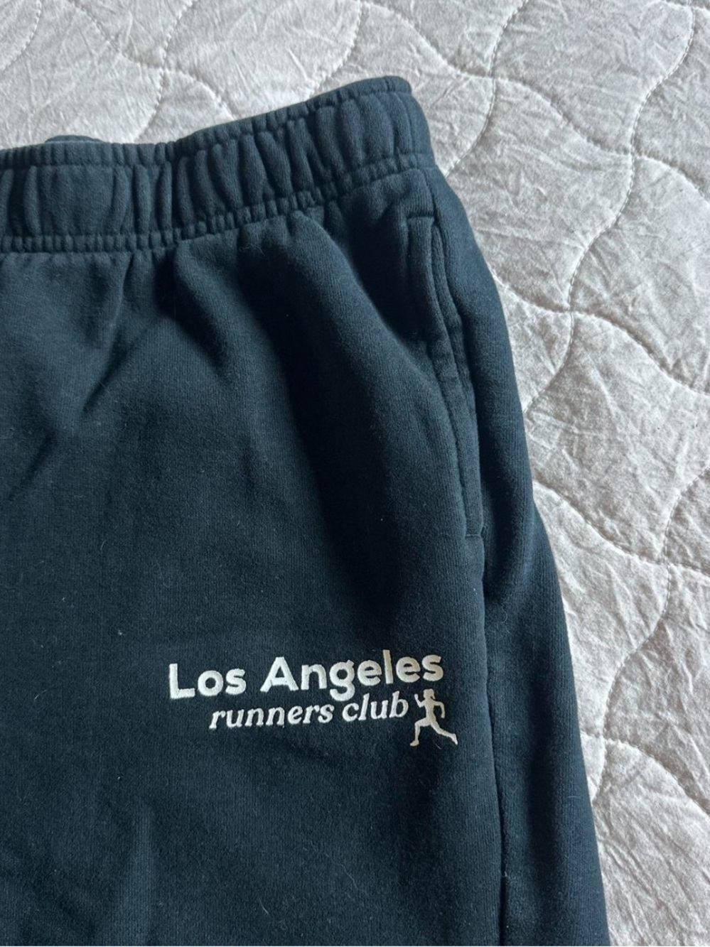 PacSun Kids Black Los Angeles Runners Club Sweatpants